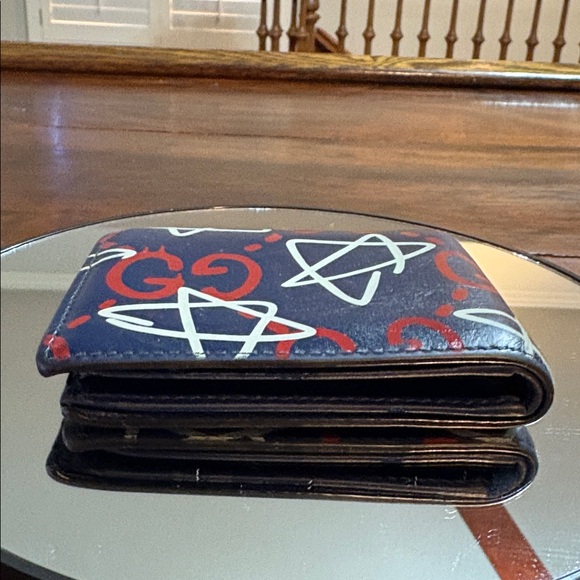 GUCCI Ghost LE Bi-Fold Leather Wallet - Picture 5 of 11
